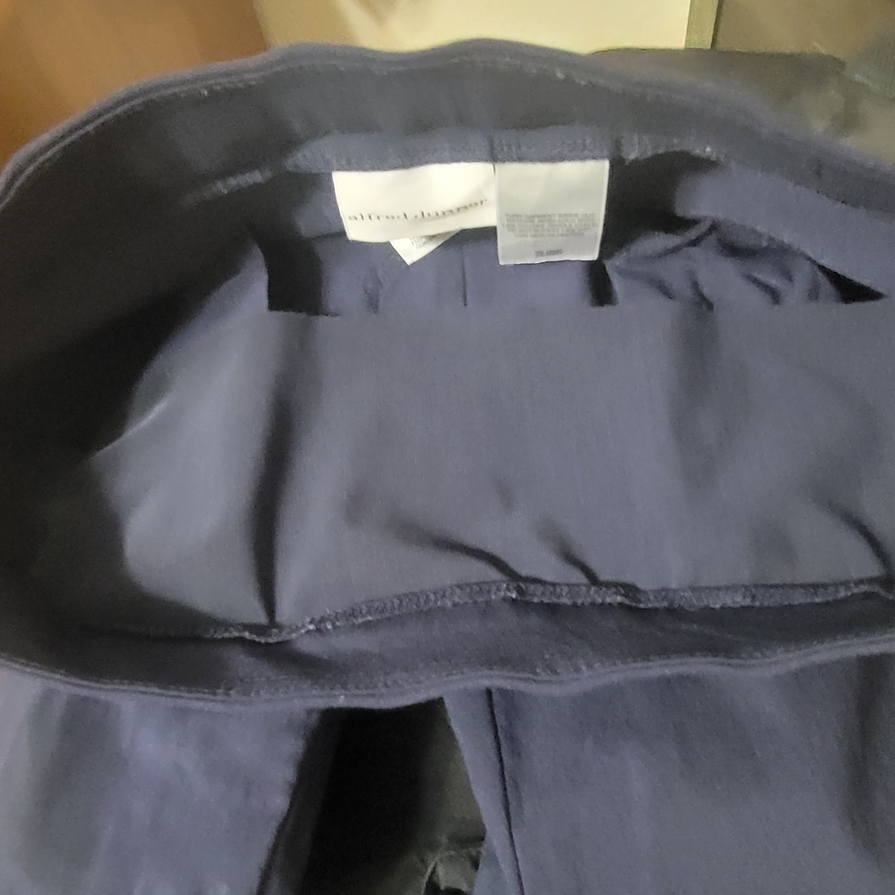 Alfred Dunner Navy Pull on Pants Size 8 - Picture 5 of 5